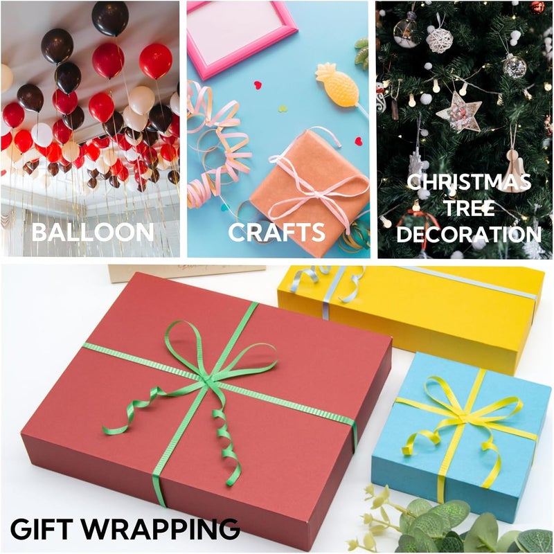 HimBen 500 Yards Curling Ribbon for Gift Wrapping, 3/16" Balloon String for Christmas Valentine Birthday Wedding Party Festival Decoration, Crafts, Flower Bouquet(Iridescent Pink) - Image 4